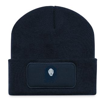 Lion - Recycelte Patch Beanie - French Navy - Vorne