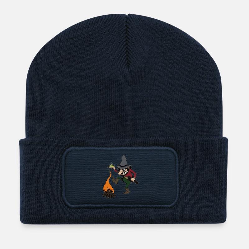 Rumpelstilzchen - Recycelte Patch Beanie - French Navy