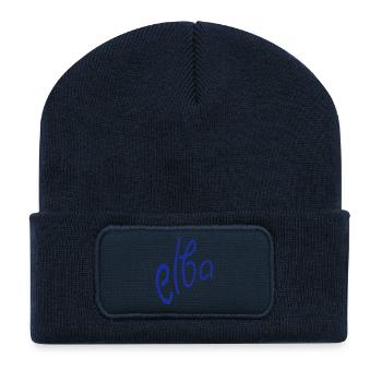 Elba - Recycelte Patch Beanie - French Navy - Vorne