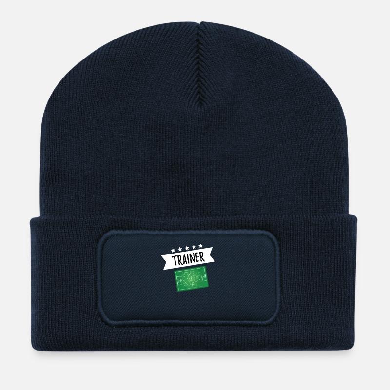 Trainer Taktiktafel - Recycelte Patch Beanie - French Navy