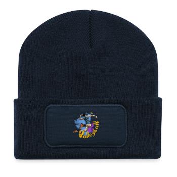 volleyball - Beanie recyclé à patch - bleu marine - Devant