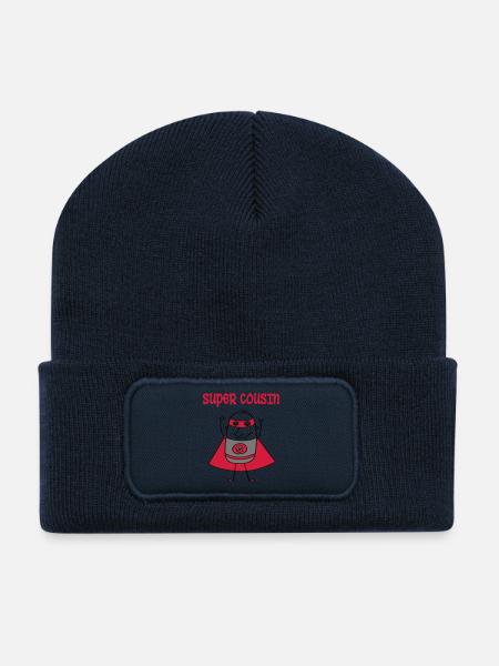 Super cousin - Recycled Patch Beanie - french navy