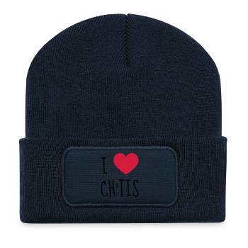 Ch'ti / Nord / Chti / Ch'ti mi / Nordiste / France - Recycled Patch Beanie - french navy - Front