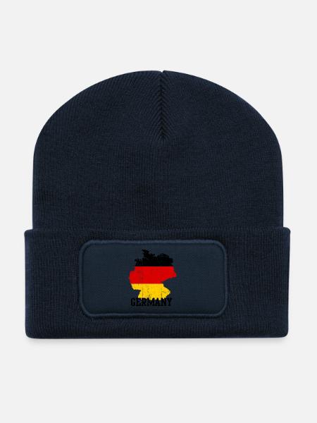 RedYellow Germany Silhouette - Recycled Patch Beanie - french navy