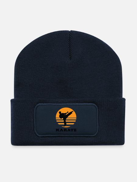 karate - Recycled Patch Beanie - french navy