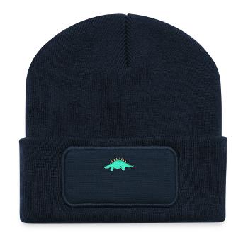 dinosaur - Recycled Patch Beanie - french navy - Front