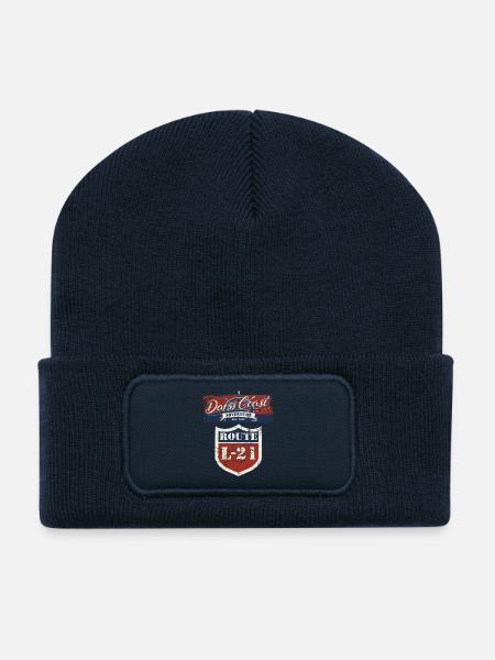 Darss Coast - Route L-21 Biker - Recycelte Patch Beanie - French Navy