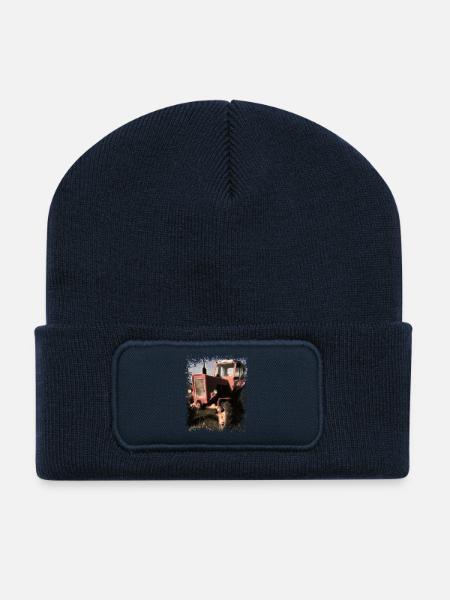 Traktor Belarus MTS 50 - Recycelte Patch Beanie - French Navy