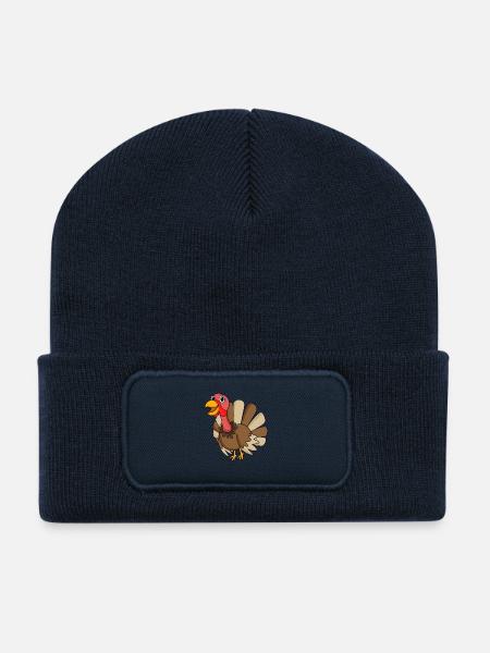 Truthahn - Recycelte Patch Beanie - French Navy