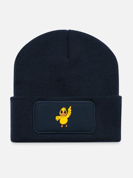 Ente - Recycelte Patch Beanie - French Navy