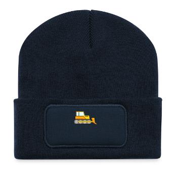 Construction trailer - Recycled Patch Beanie - french navy - Front