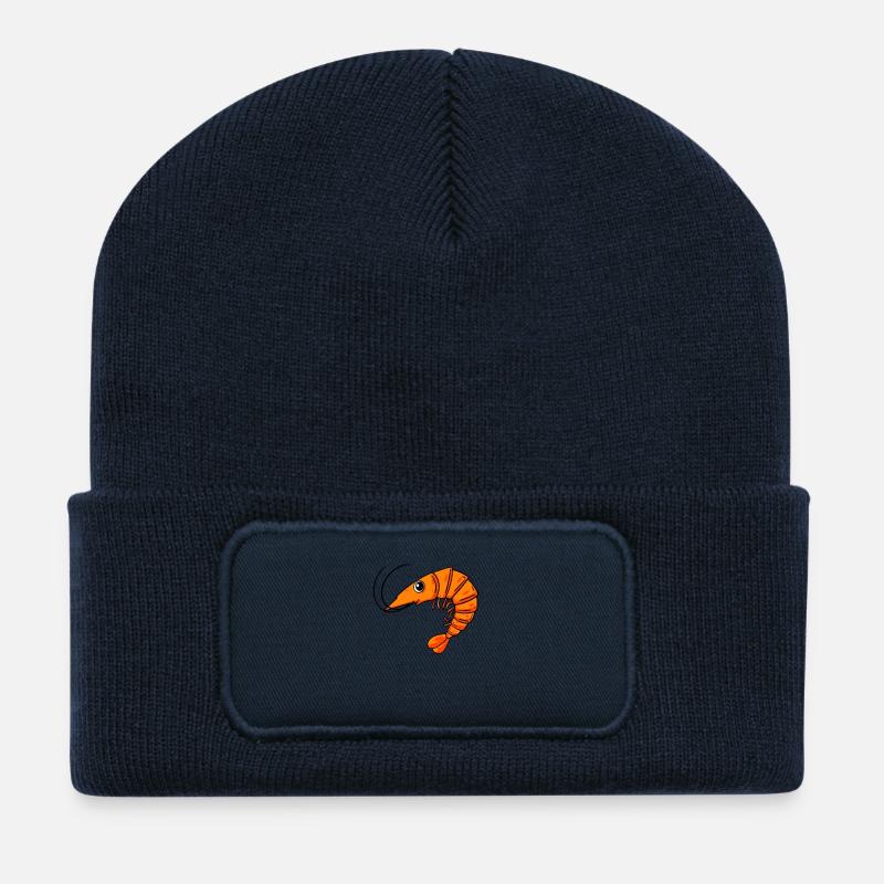 Garnele Garnelen - Recycelte Patch Beanie - French Navy