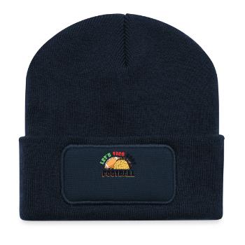 Taco Bout Football Match Day - Recycled Patch Beanie - french navy - Front