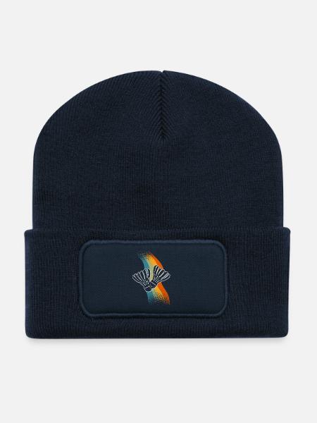 Badminton - Recycelte Patch Beanie - French Navy