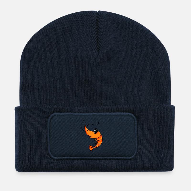 Garnele Garnelen - Recycelte Patch Beanie - French Navy