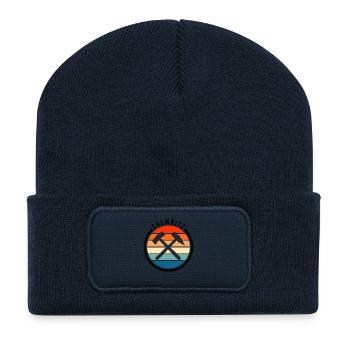 Chemnitz Symbol Design - Recycelte Patch Beanie - French Navy - Vorne