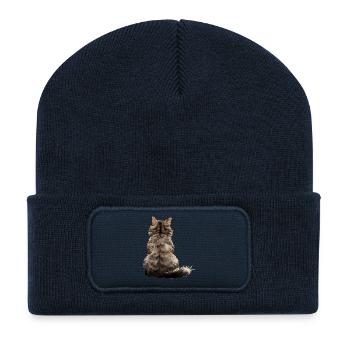 Selkirk Rex - Recycelte Patch Beanie - French Navy - Vorne