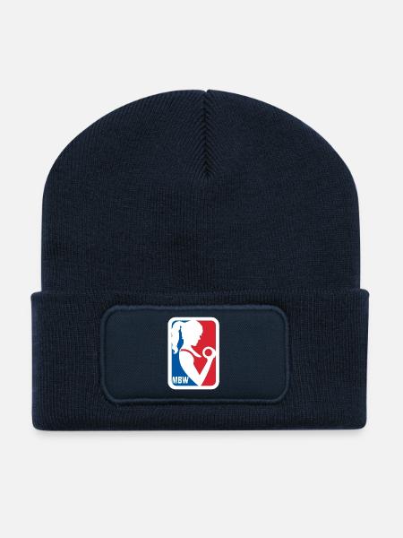 MBW Silhouette Balllogo - Recycelte Patch Beanie - French Navy