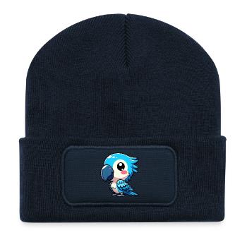 Parrot - Recycled Patch Beanie - french navy - Front