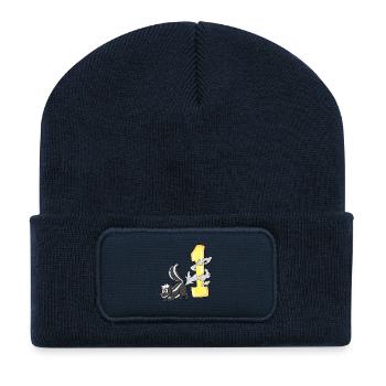 Zahl 1 Nummer Eins - Stinktier Motiv - Recycelte Patch Beanie - French Navy - Vorne