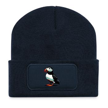 Puffin - Recycled Patch Beanie - french navy - Front