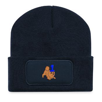 Number 1 Number One - Recycled Patch Beanie - french navy - Front