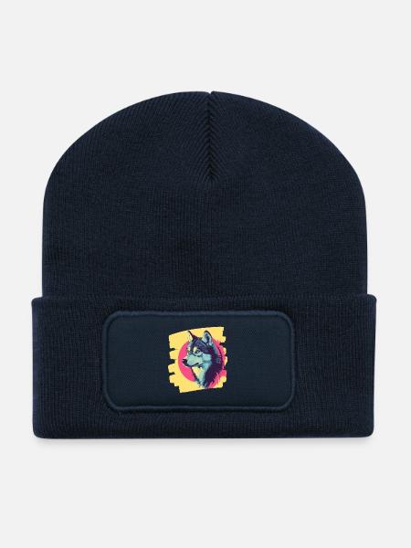 Husky - Recycelte Patch Beanie - French Navy