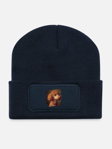 Pudel - Recycelte Patch Beanie - French Navy