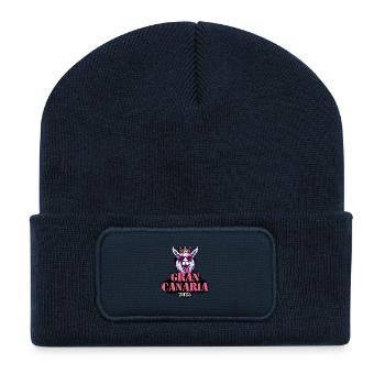 Gran Canaria 2025 Alpaga - Beanie recyclé à patch - bleu marine - Devant