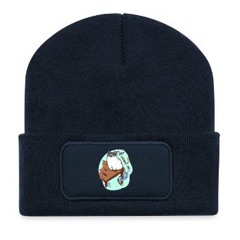 It wasn't me - Recycelte Patch Beanie - French Navy - Vorne