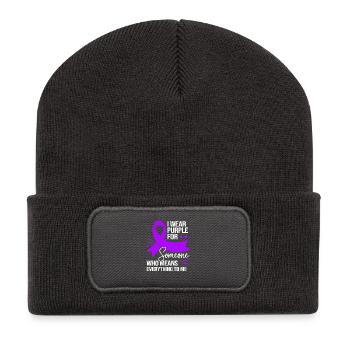 Epilepsy - Recycled Patch Beanie - dark grey - Front