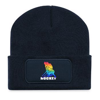 Hockey Field Hockey Hockey Girl Hockey Season - Recycled Patch Beanie - french navy - Front