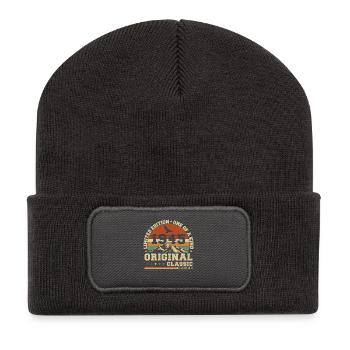 1945 Vintage Retro Birthday Gift - Recycled Patch Beanie - dark grey - Front