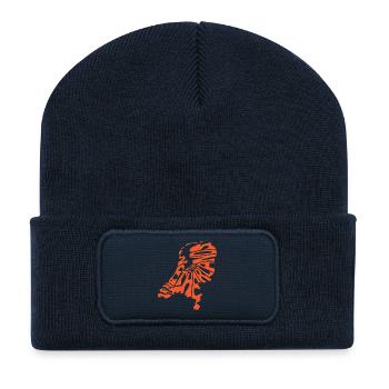 Retro Map of the Netherlands - Recycled Patch Beanie - french navy - Front