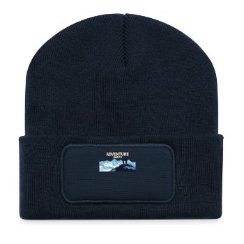 Wanderung über die Gipfel Wander Beyond the Peaks - Recycelte Patch Beanie - French Navy - Vorne