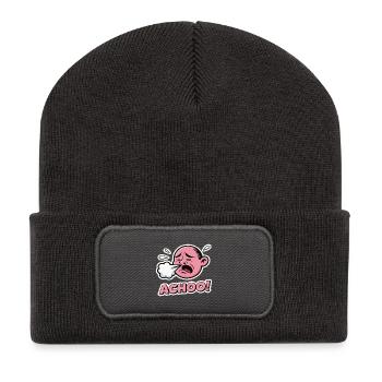 SNEEZE - Recycled Patch Beanie - dark grey - Front