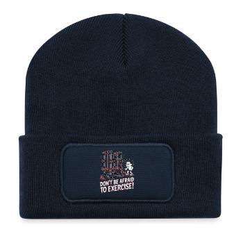Fearless Fitness Motivational Design - Recycled Patch Beanie - french navy - Front