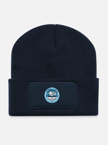 Snowboarder - The Man, The Myth, The Legend - Recycled Patch Beanie - french navy