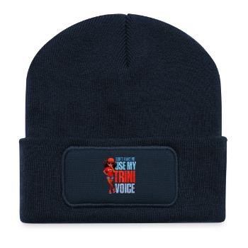 Trinidad Und Tobago Trini - Recycelte Patch Beanie - French Navy - Vorne