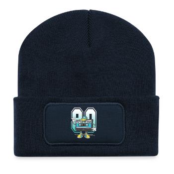 Hip_hop mix tape from the 80s - Recycled Patch Beanie - french navy - Front
