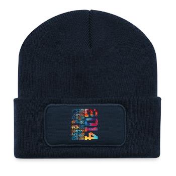 LIMITED EDITION 2014 12 JAHRE 12. GEBURTSTAG - Recycelte Patch Beanie - French Navy - Vorne