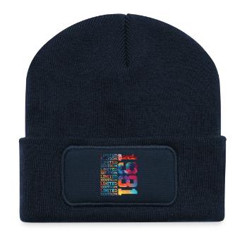 LIMITED EDITION 1981 45 YEARS 45TH BIRTHDAY - Recycled Patch Beanie - french navy - Front