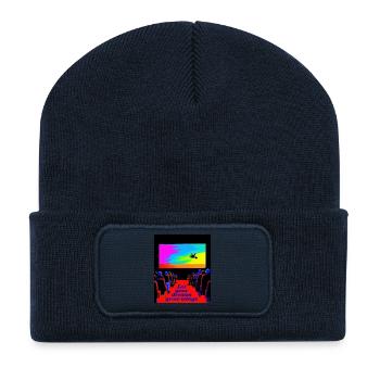 Dream visions - Recycled Patch Beanie - french navy - Front