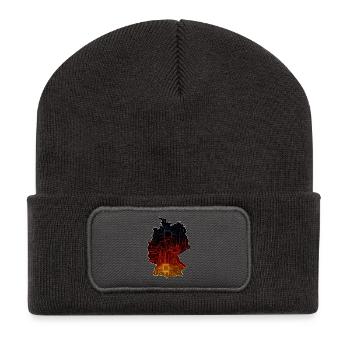 Germany Digital | Card - Recycled Patch Beanie - dark grey - Front