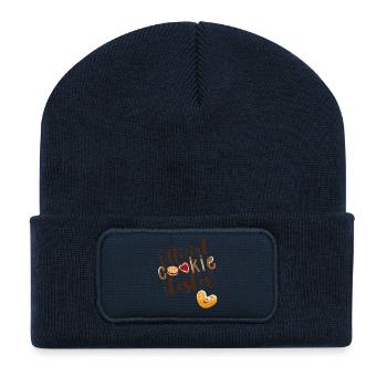 Offizieller Cookie Tester - Recycelte Patch Beanie - French Navy - Vorne