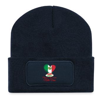Cuore Italiano Pasta Passione - Recycled Patch Beanie - french navy - Front