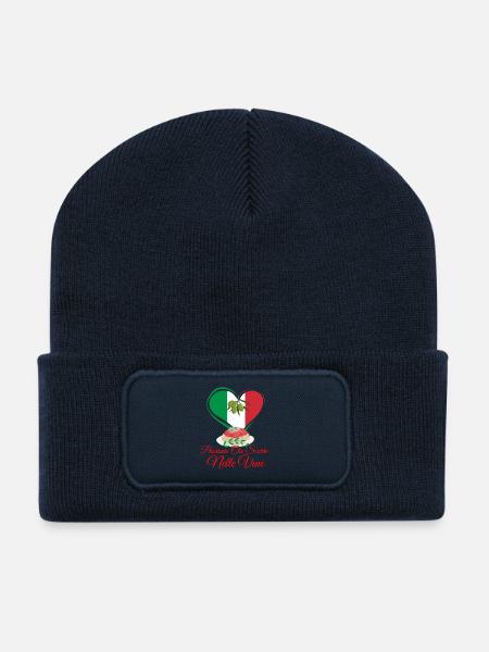 Cuore Italiano Pasta Passione - Recycelte Patch Beanie - French Navy
