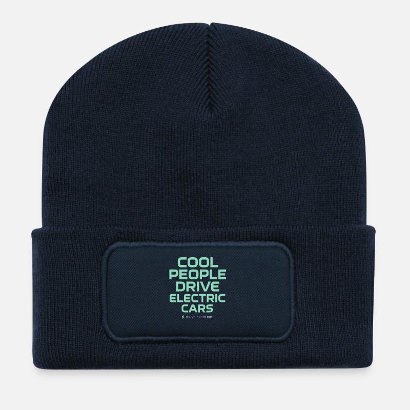 Cancel everything that is wind - Recycled Patch Beanie - french navy