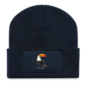 Toucans Toucan - Recycled Patch Beanie - french navy - Front
