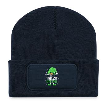 Gnom - Recycelte Patch Beanie - French Navy - Vorne